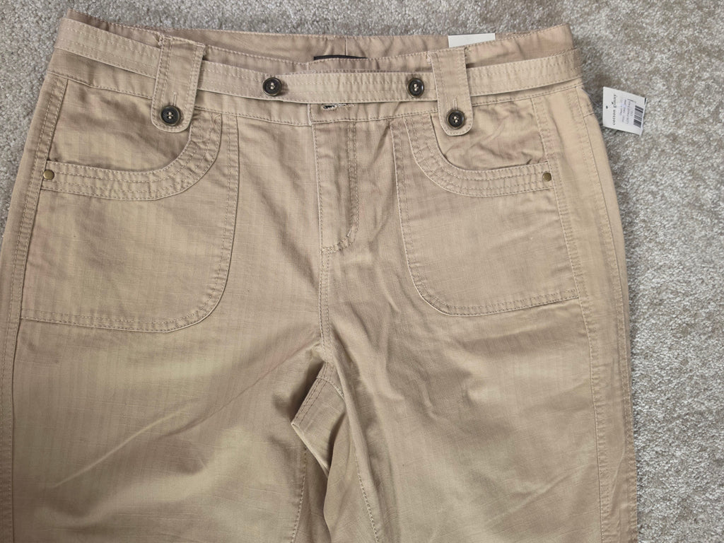 Sandy Grounds — Cotton Ginny Tan Utility Straight Leg Pants