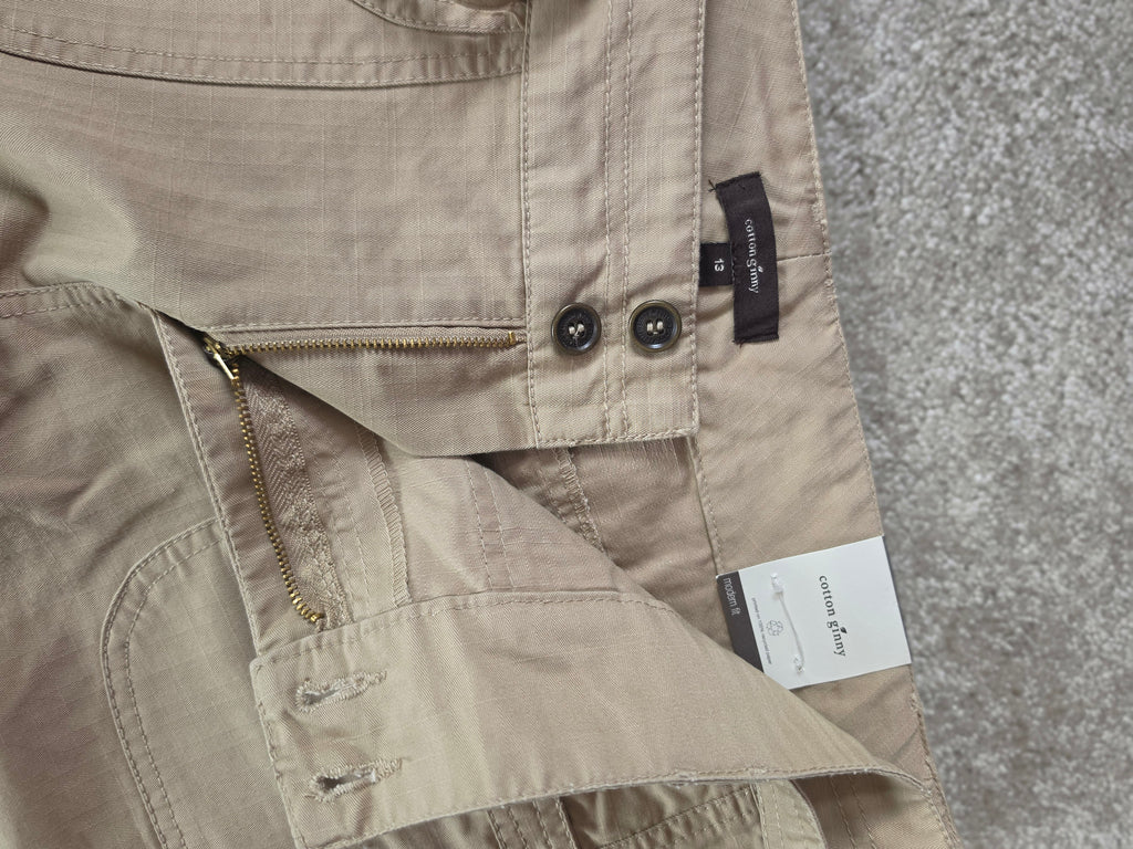 Sandy Grounds — Cotton Ginny Tan Utility Straight Leg Pants