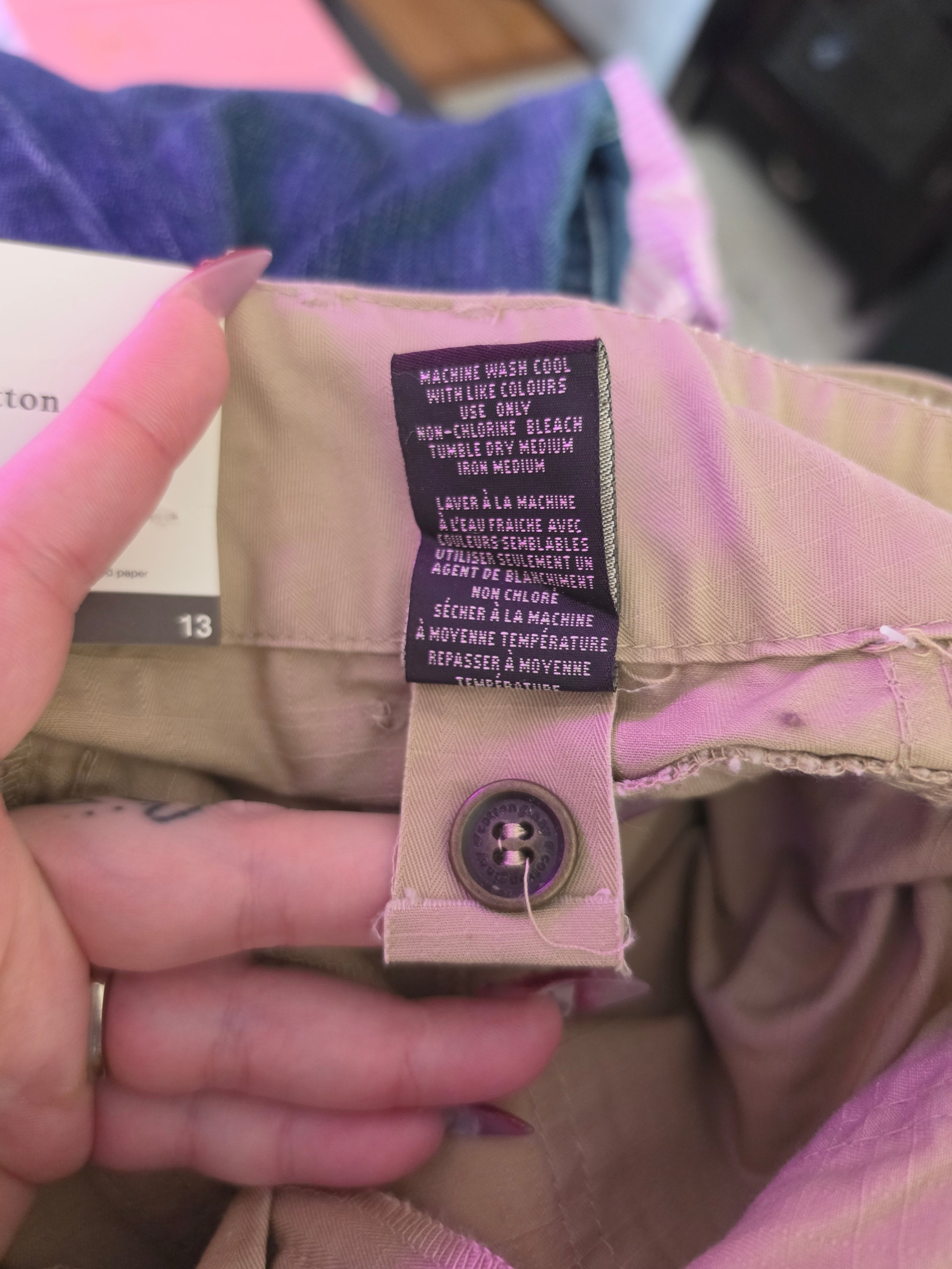 Sandy Grounds — Cotton Ginny Tan Utility Straight Leg Pants