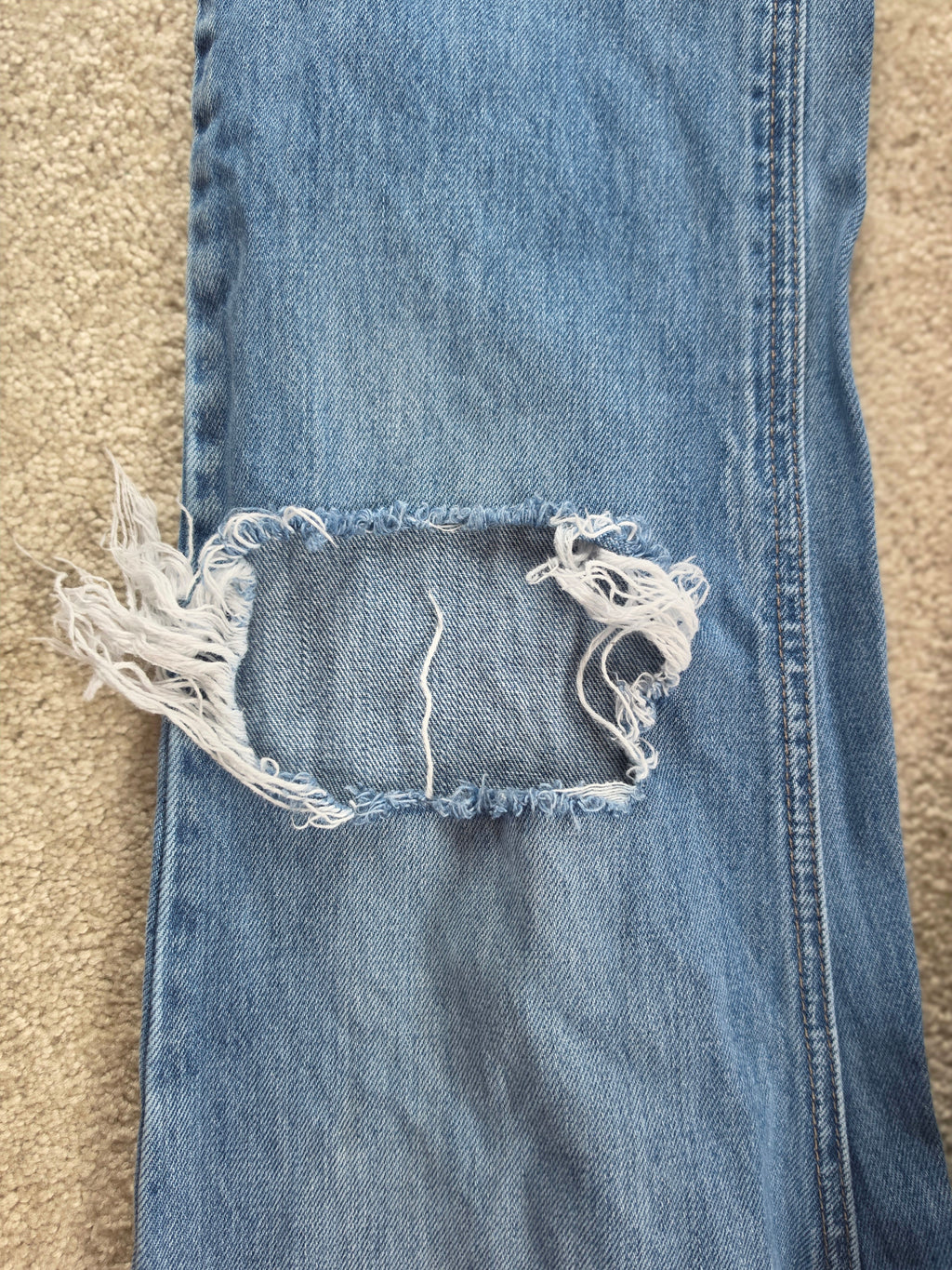 Torn Between Worlds Straight Leg Jeans