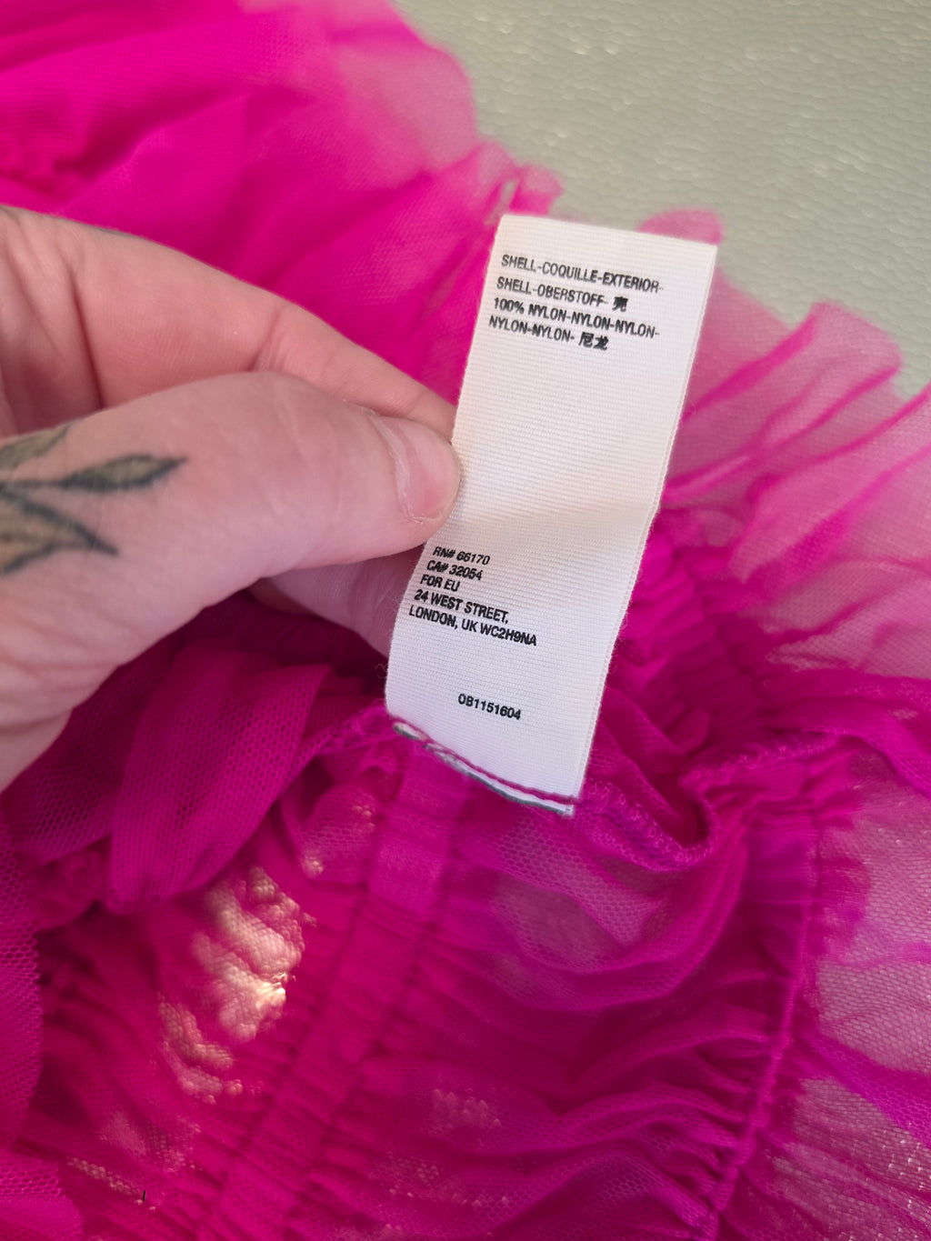 The Magenta Moment — Free People Ruffle Mesh Top