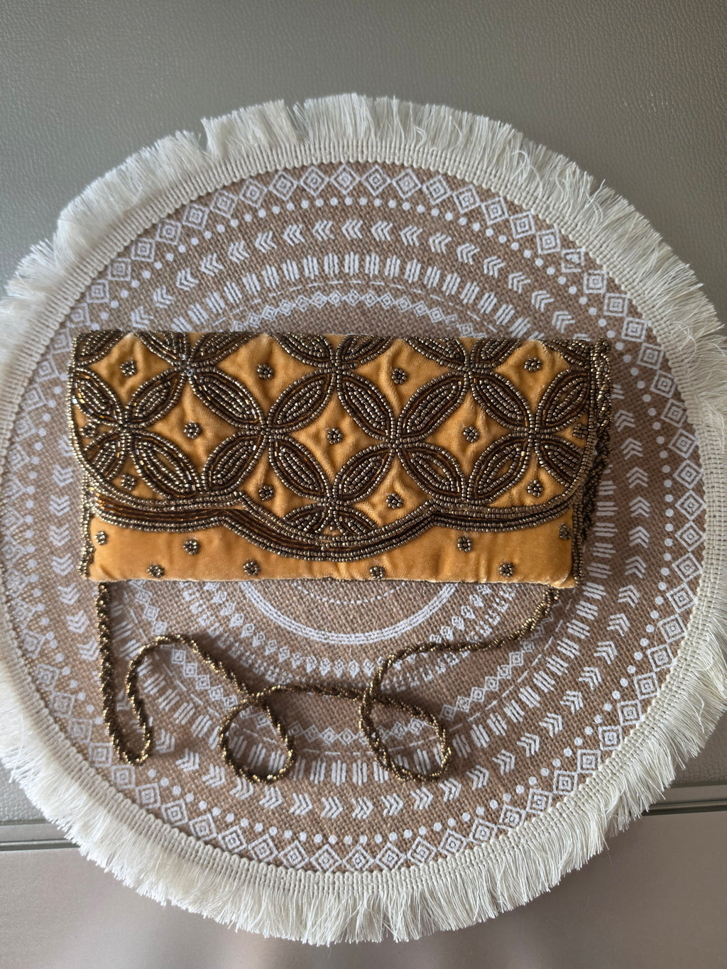 The Amber Oracle Clutch