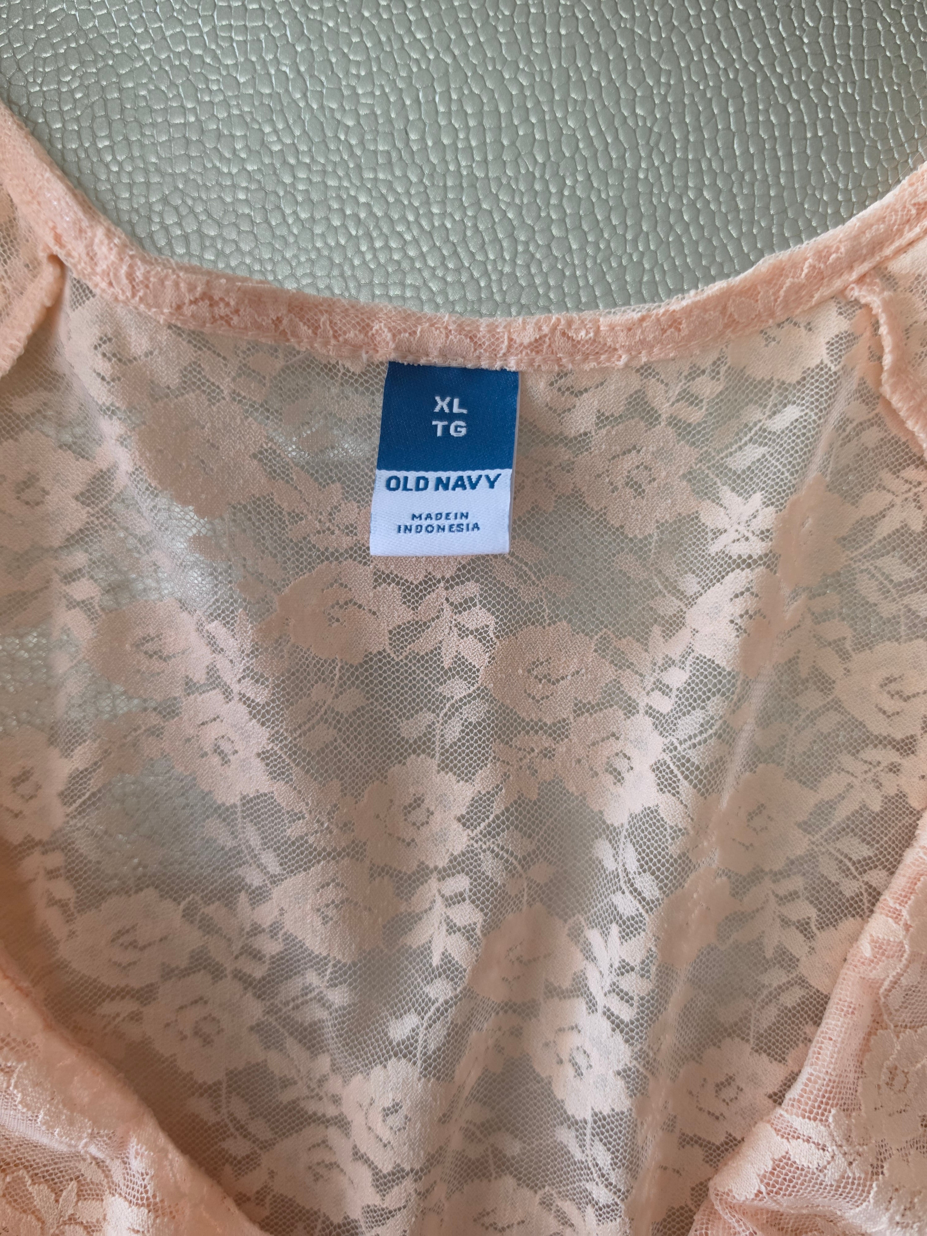 Blush & Flutter — Old Navy Lace Ruffle Wrap Top