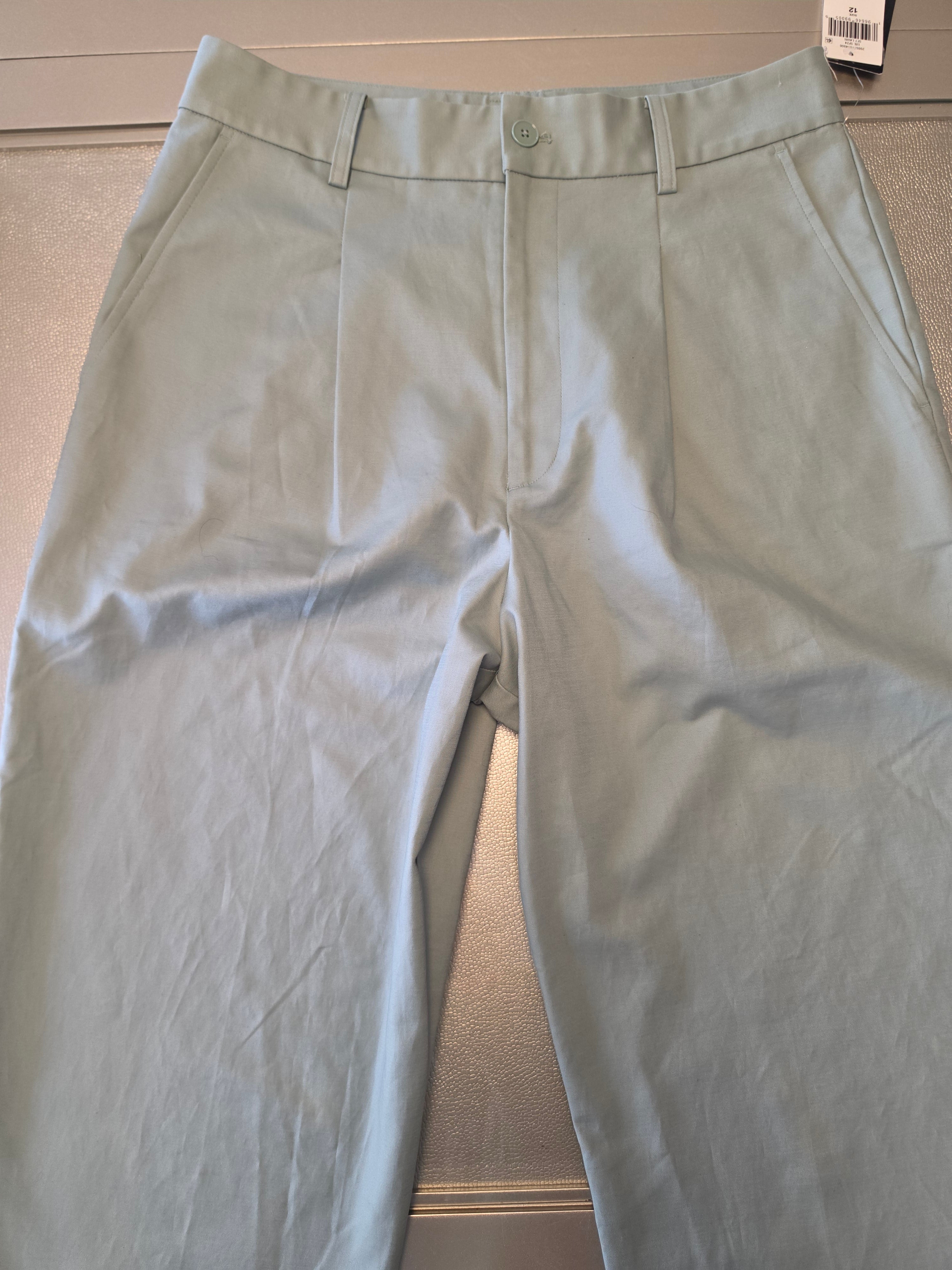 Mint to Be — Cuffed Wide-Leg Trouser