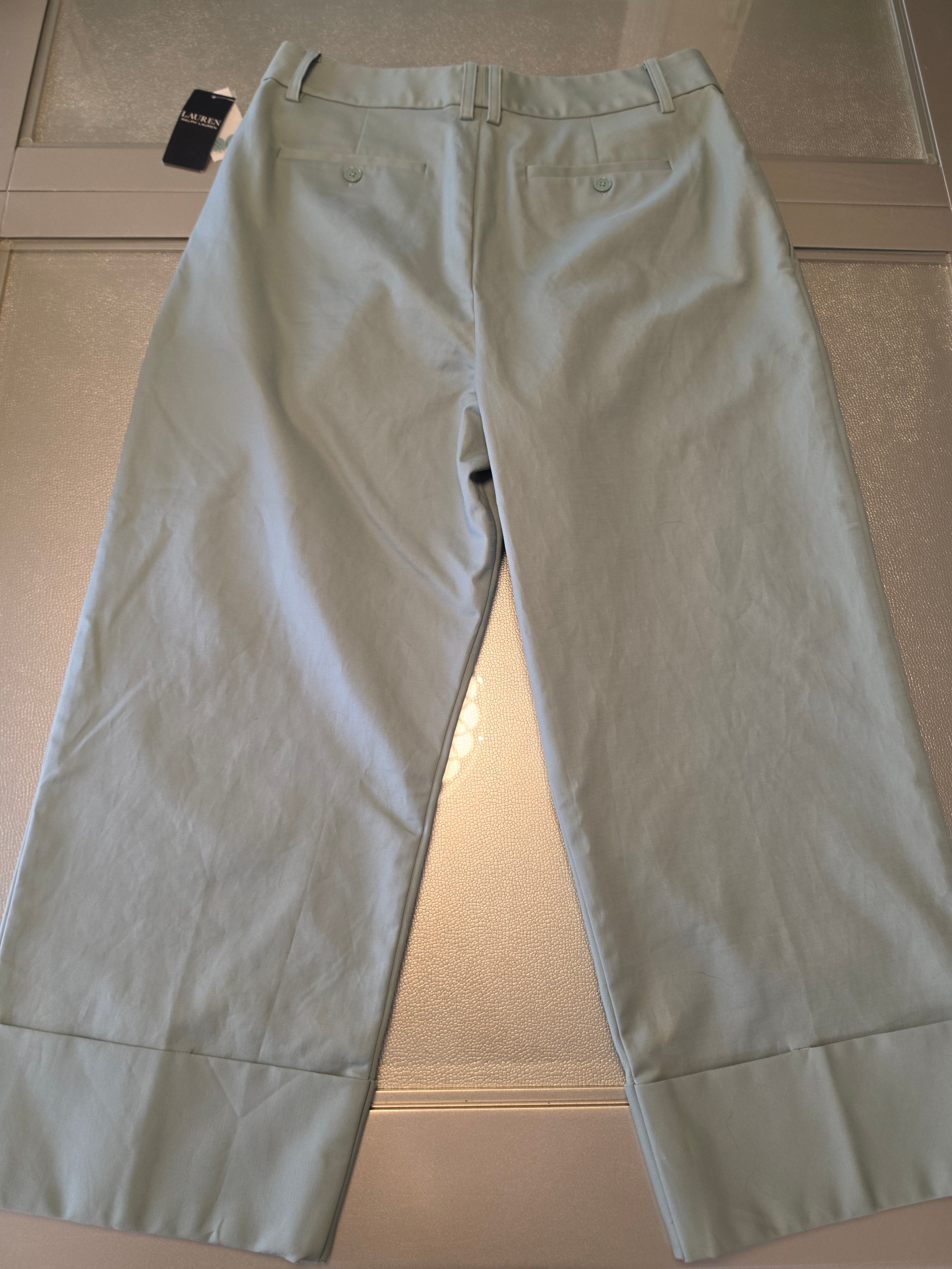 Mint to Be — Cuffed Wide-Leg Trouser