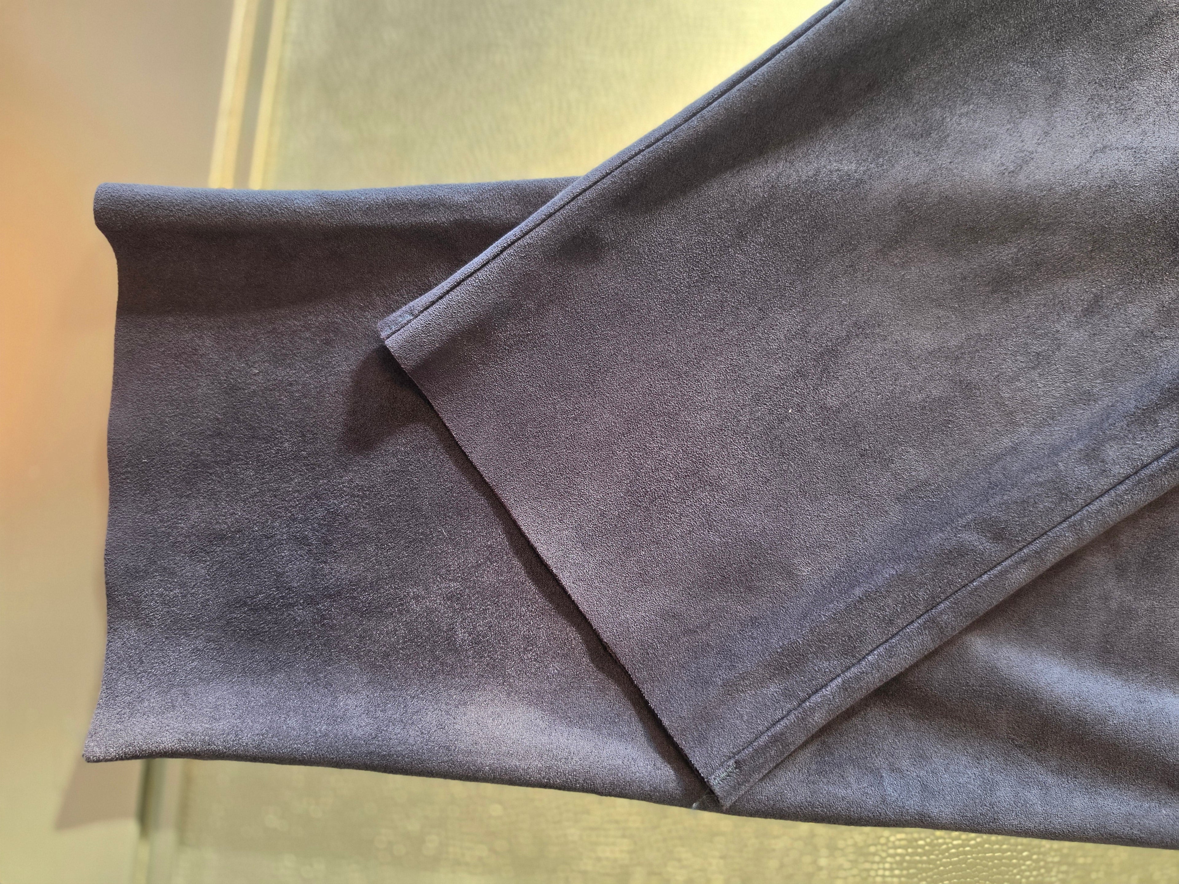 Wilfred Faux Suede Cropped Trouser — back view