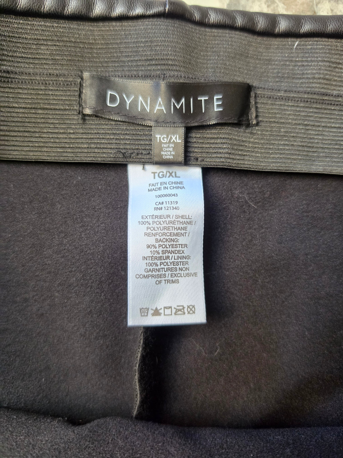 Dynamite XL composition label
