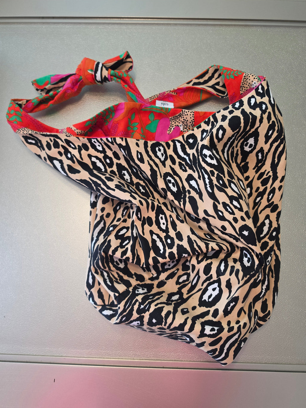 The Wild Side Reversible Tote — Jungle Leopard