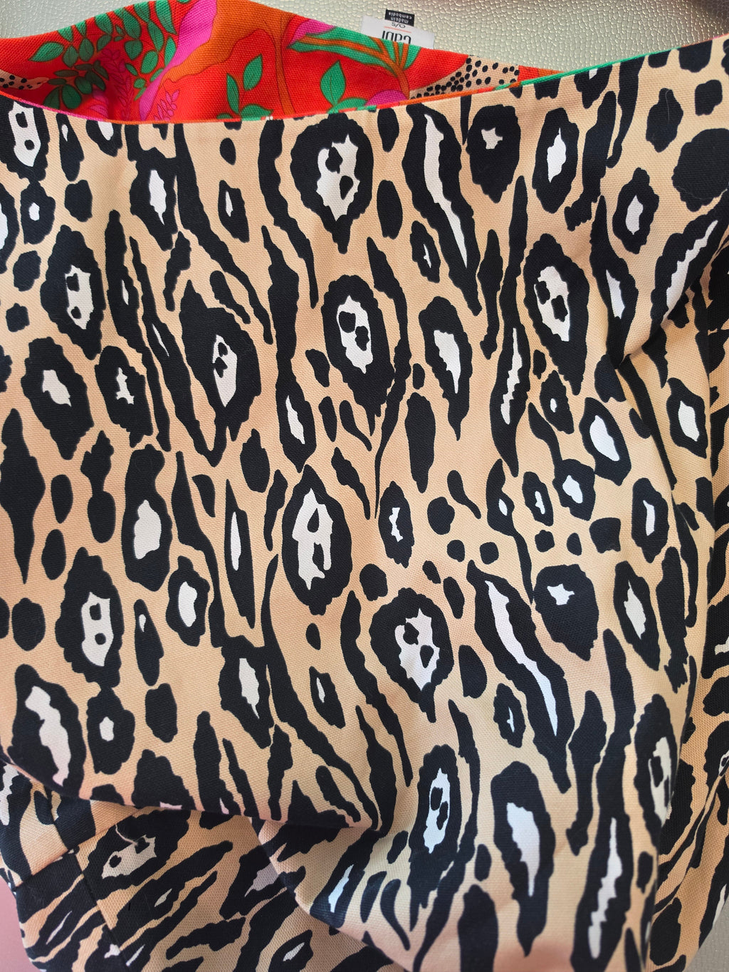 The Wild Side Reversible Tote — Jungle Leopard