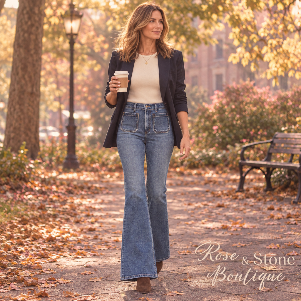 Autumn coffee stroll