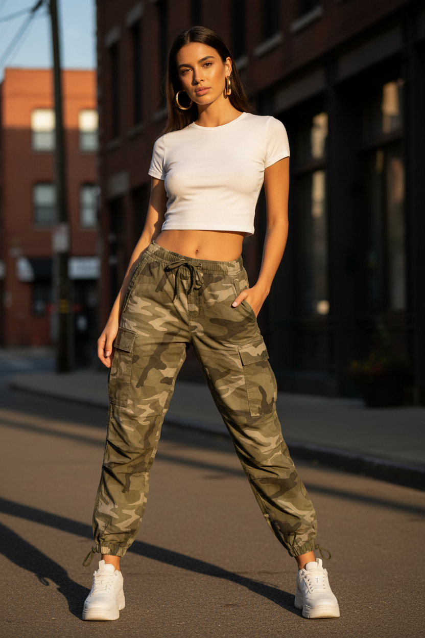 Camo Cargo - Street Style