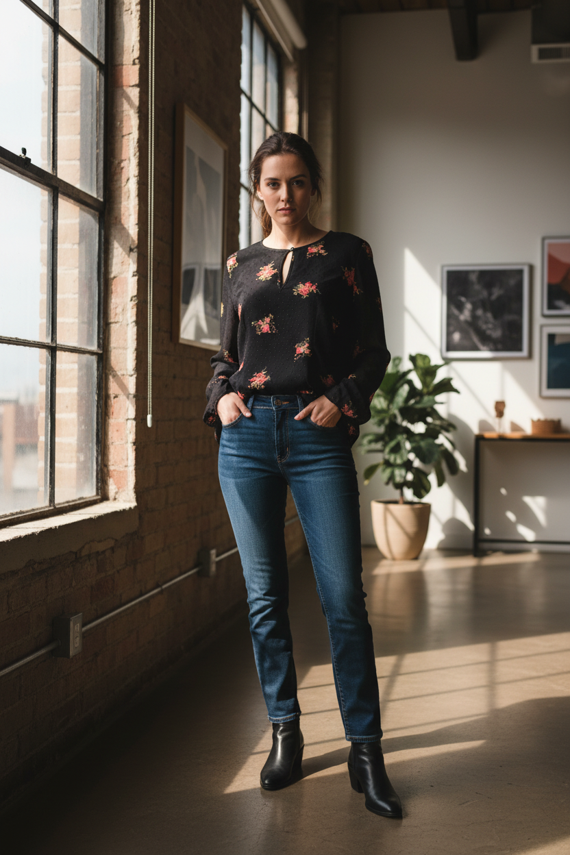 Casual Denim Styling