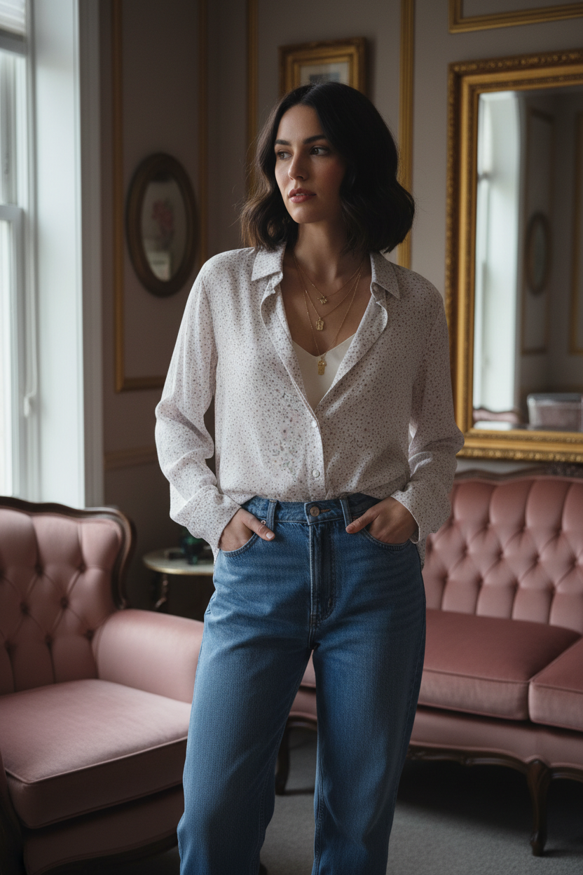 Casual styling with denim