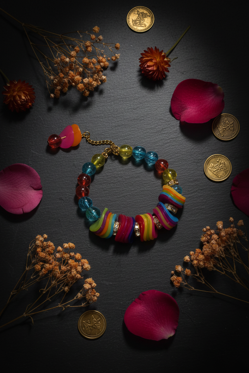 Chasing Rainbows — Moody Flat Lay