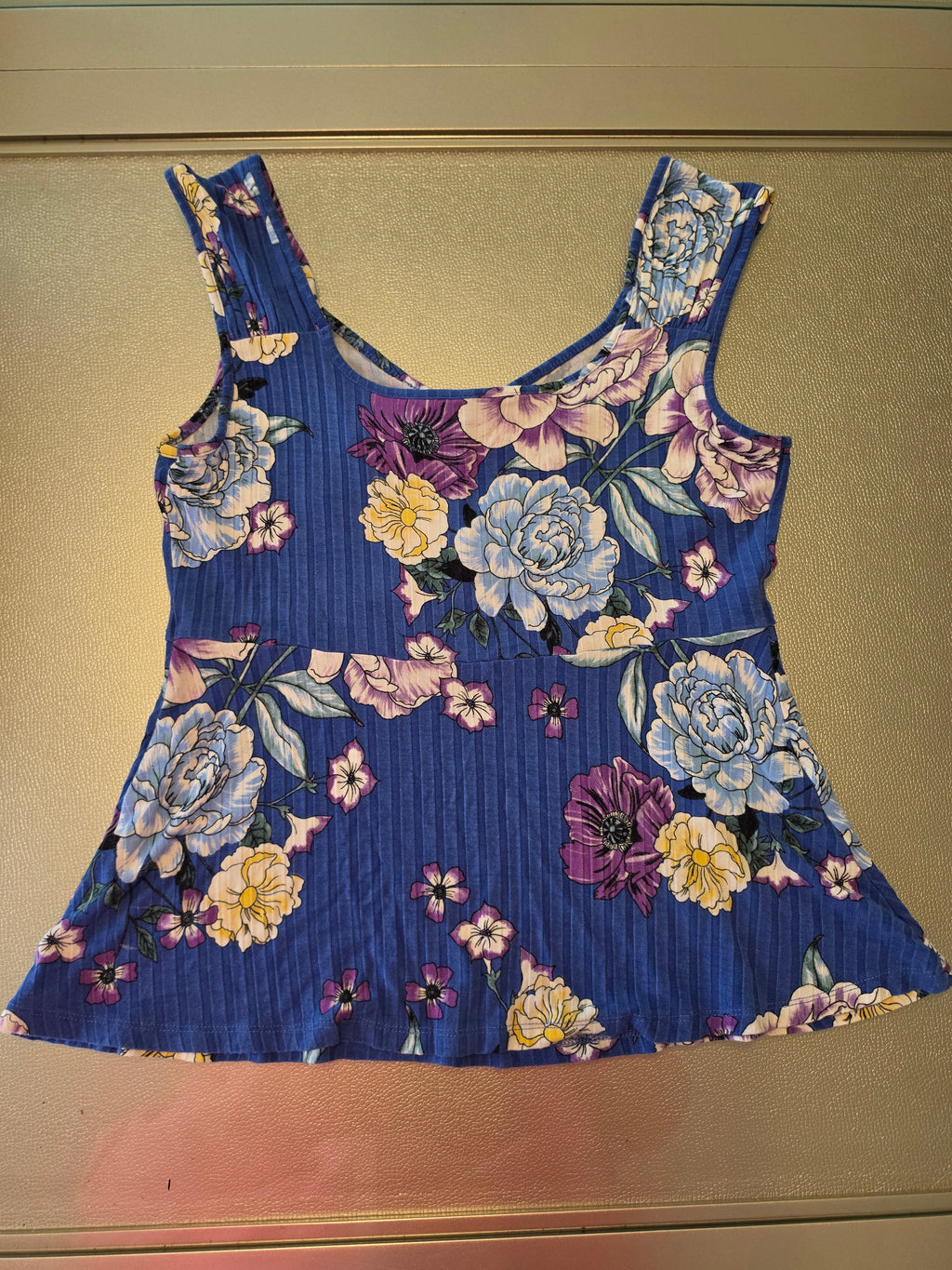 The Garden Hour Peplum Tank