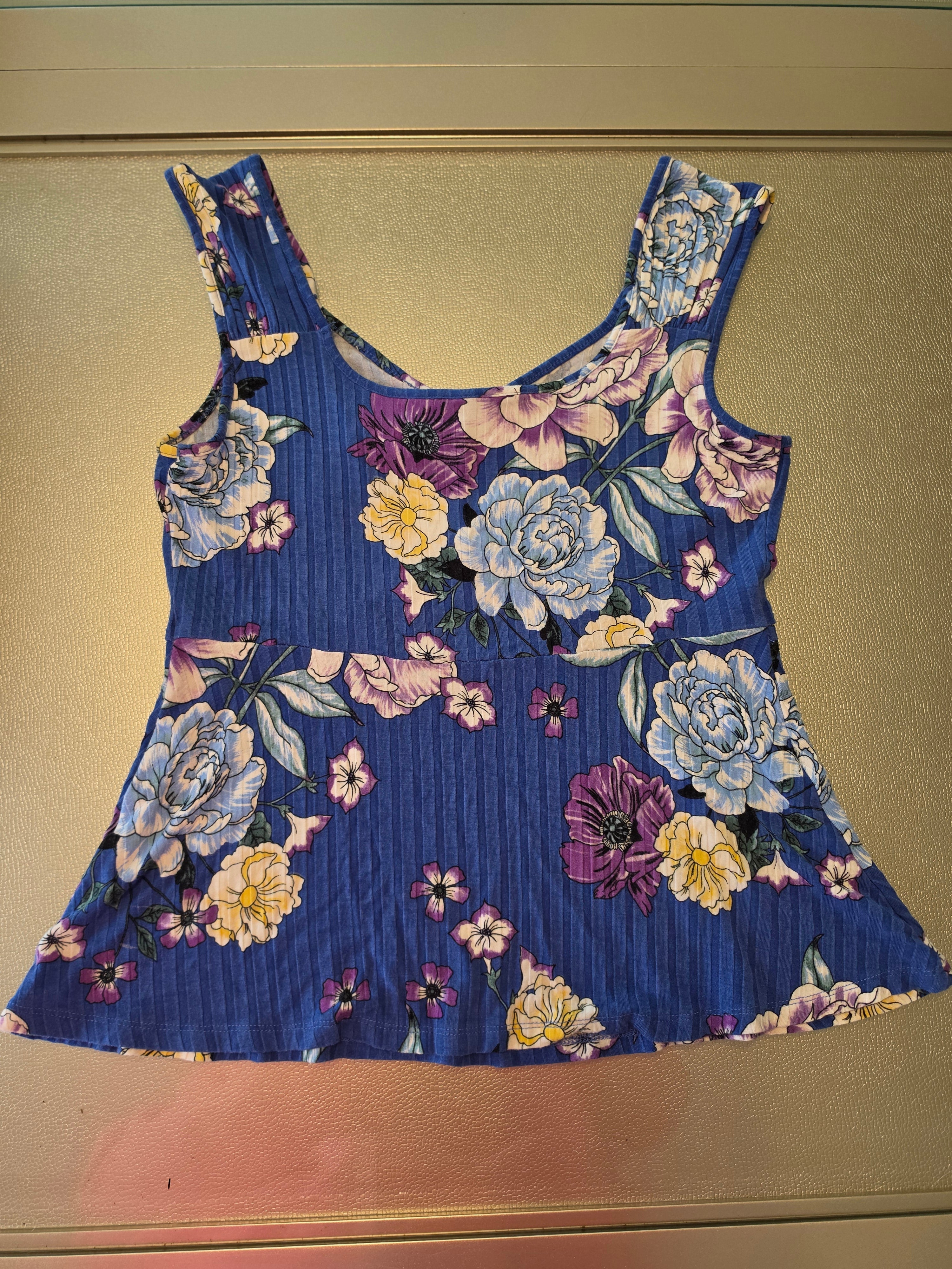 The Garden Hour Peplum Tank