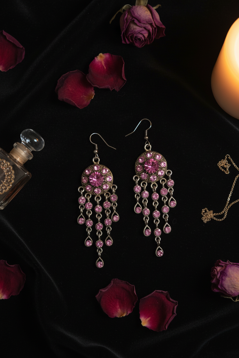 Dark Velvet Flat Lay