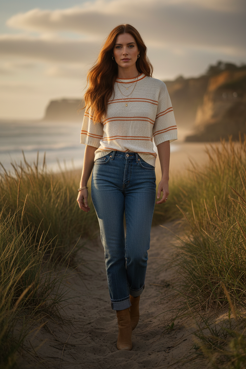 Effortless denim styling