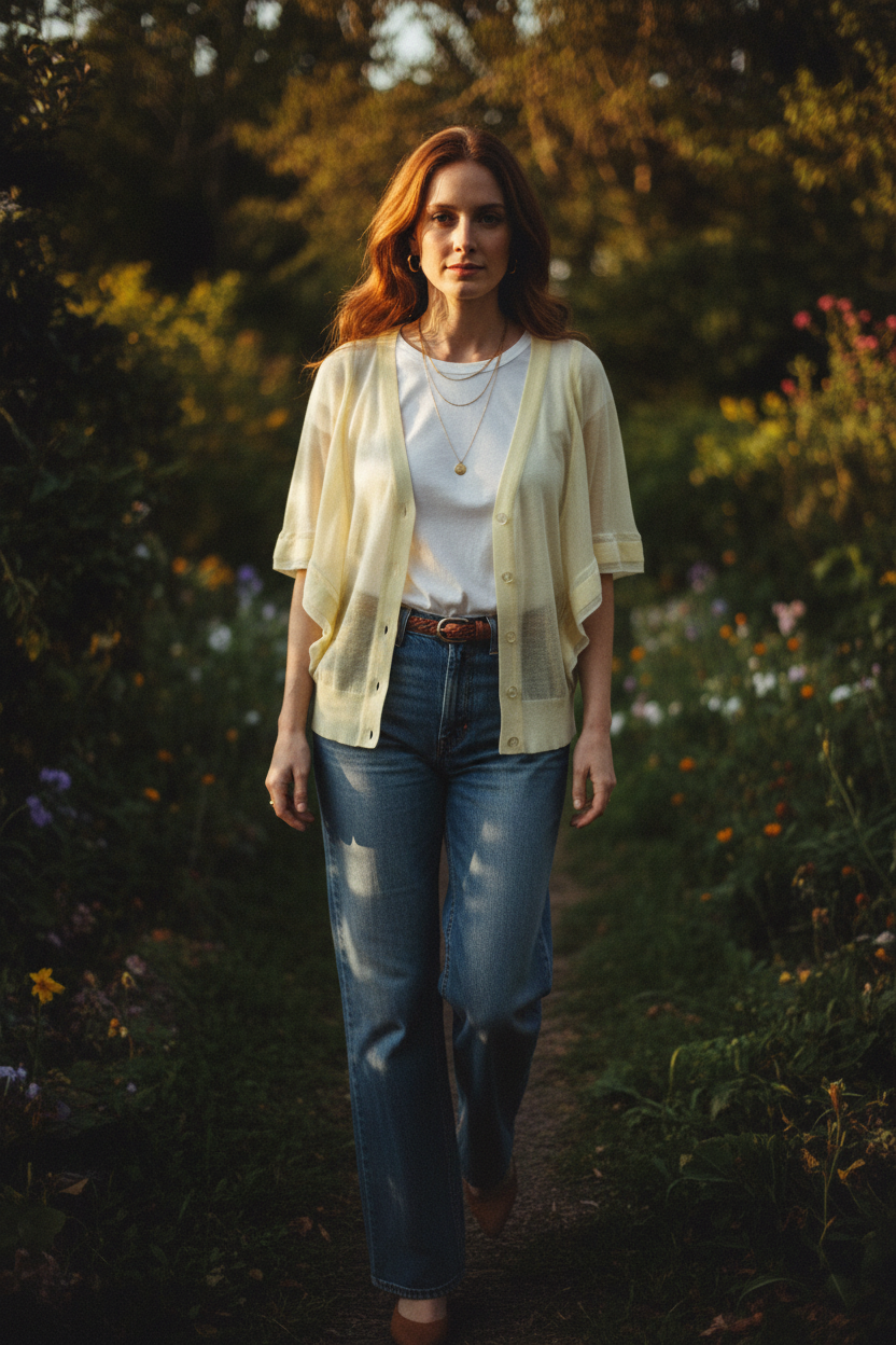 Effortless denim styling