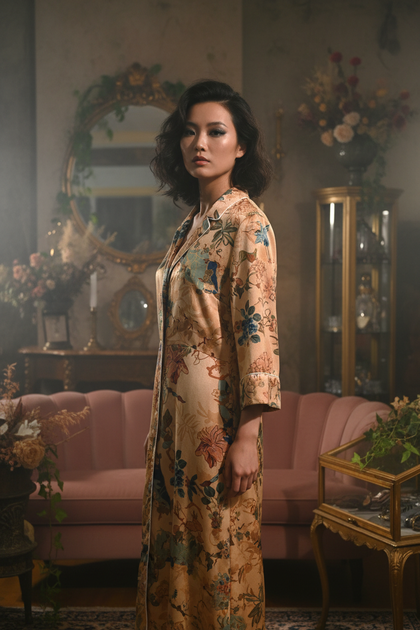 Enchanted Garden Dress - Three-Quarter View