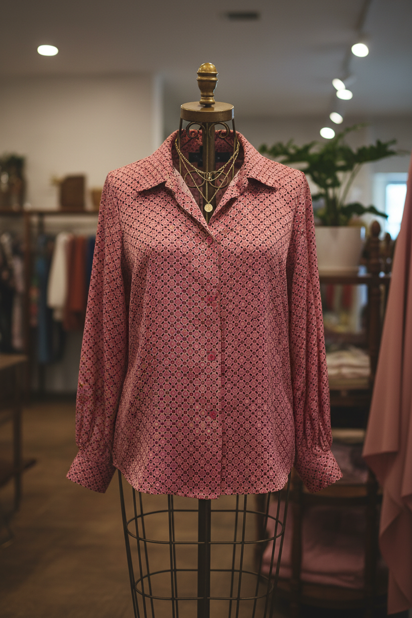 Geometric Reverie Blouse - Boutique Styled