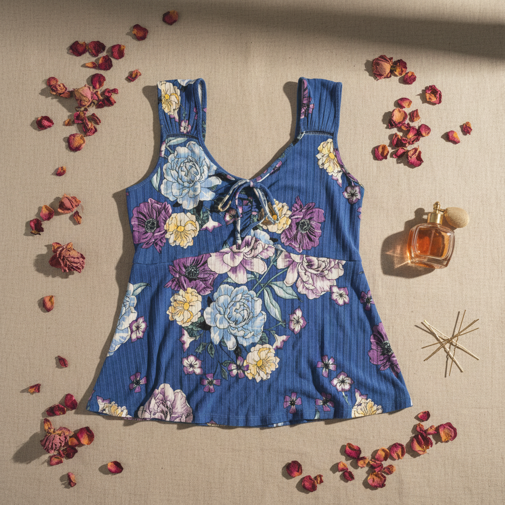 The Garden Hour Peplum Tank