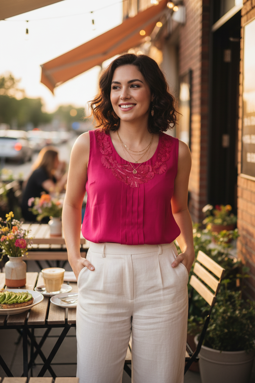 Unapologetically Raspberry Blouse - Coldwater Creek