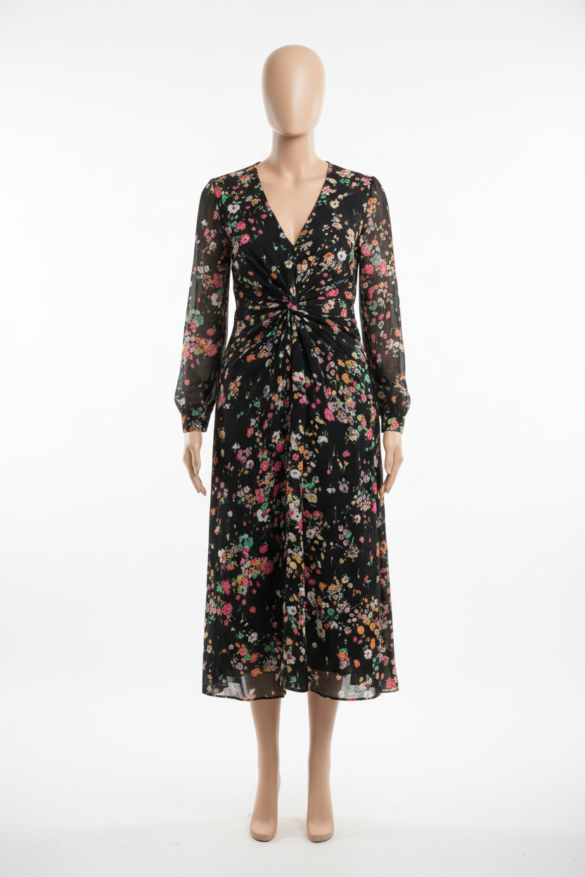 Midnight Garden Soirée Dress