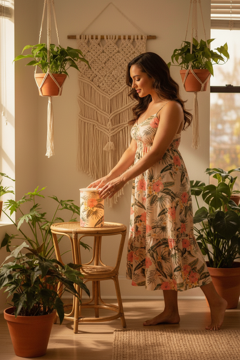 Pretty Paradise — Scentsy Large Warmer | Tropical Botanical