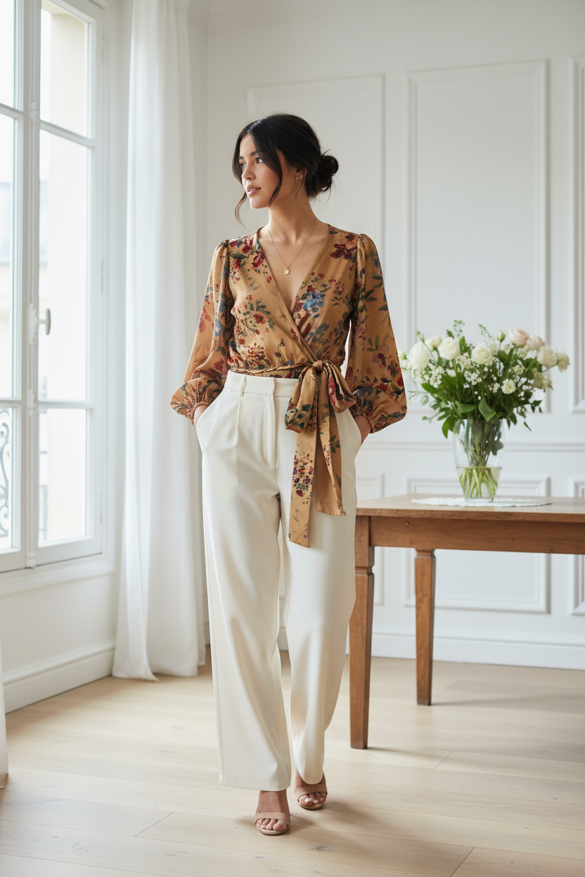 Gilded Garden Floral Bodysuit