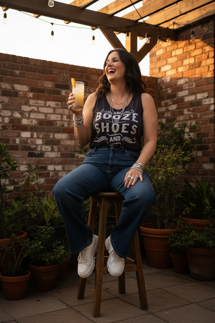 Booze, Shoes & Boys With Tattoos Tank — Streetwear Society
