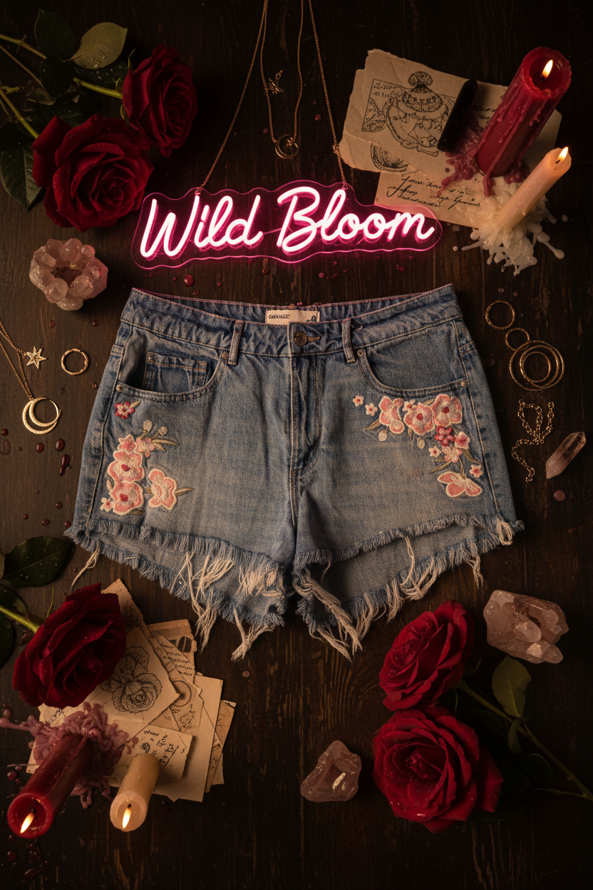 The Blossom & Fray Denim Short