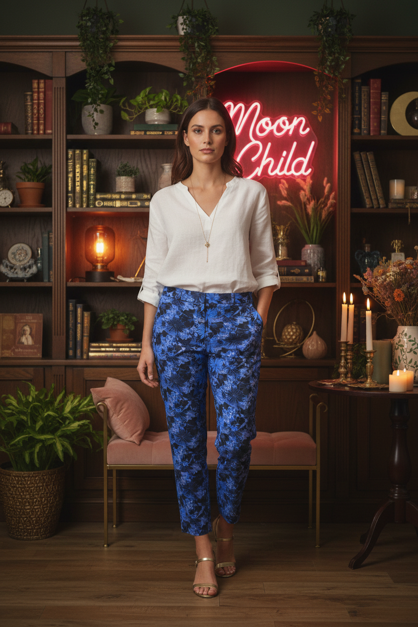 Wild Indigo Avery Trousers — boutique interior lifestyle