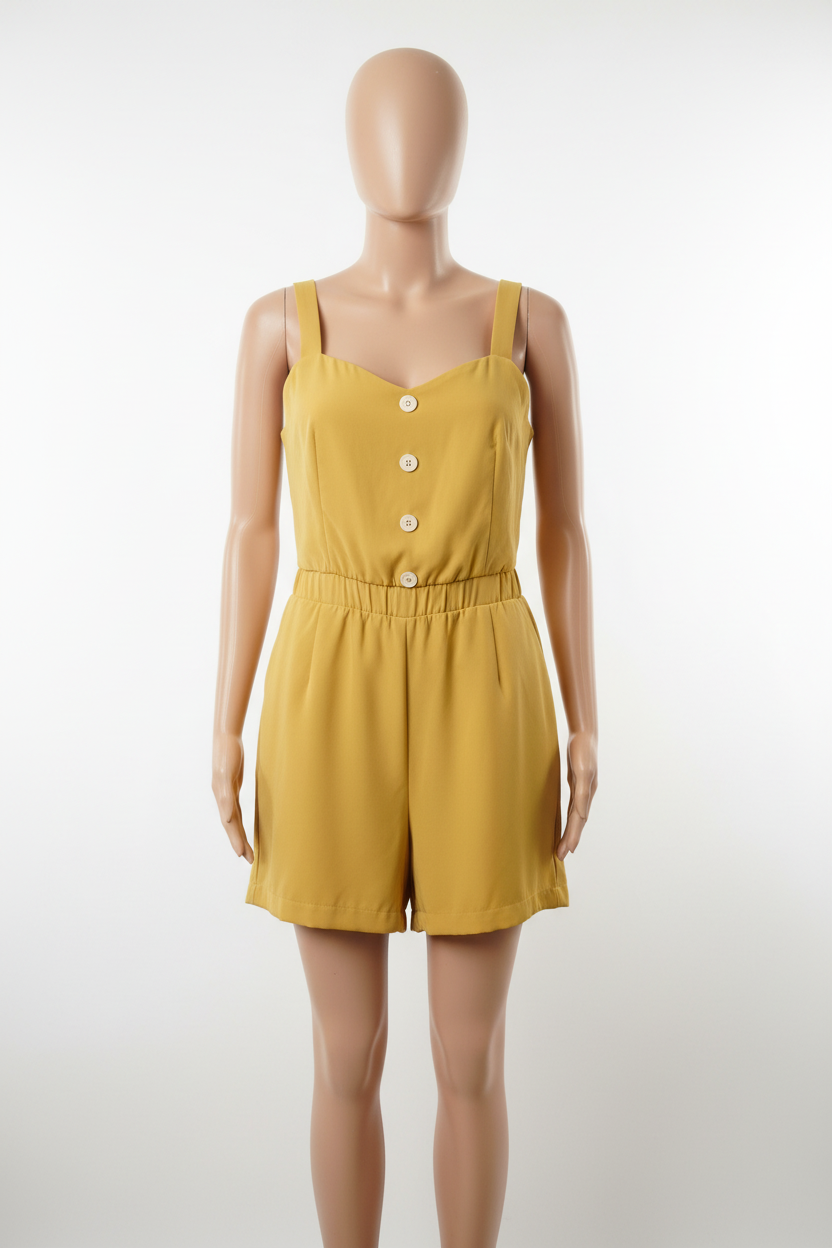 Golden Hour Romper clean background product photo