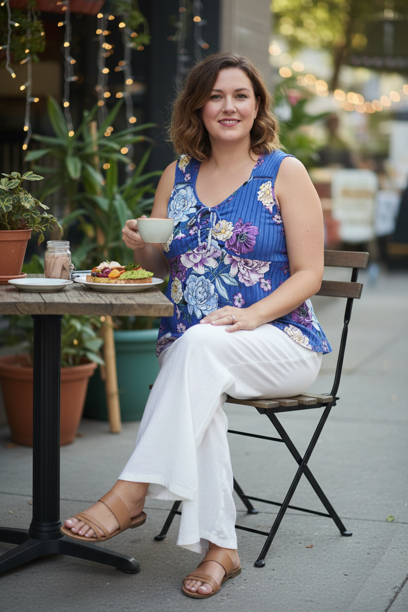 The Garden Hour Peplum Tank