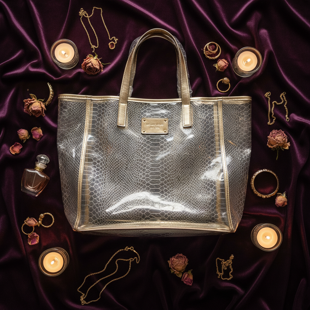 The Gold Standard — Michael Kors Clear PVC Tote