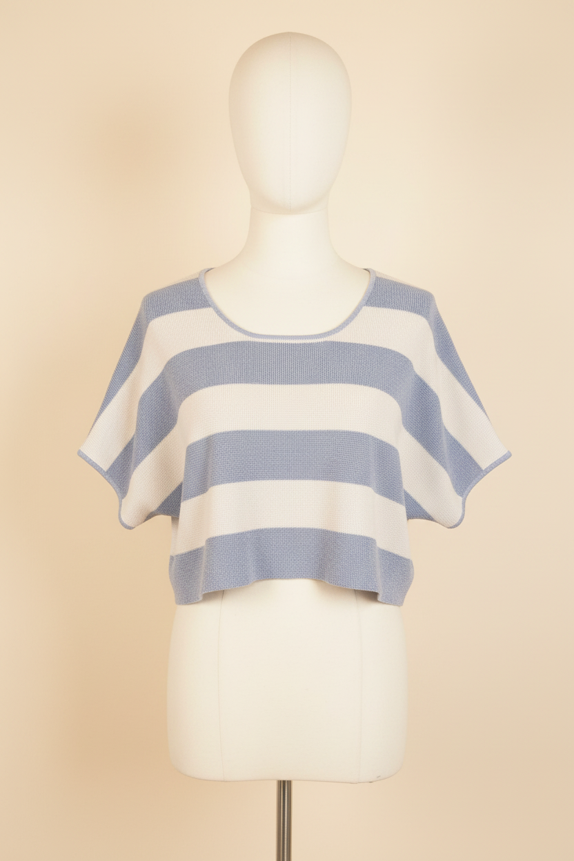 The Shimmer Shore — Cyrus Stripe Knit Batwing Top