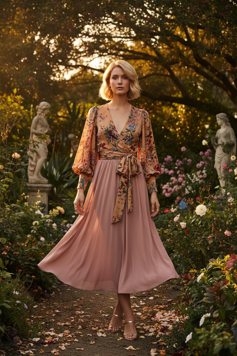 Gilded Garden Floral Bodysuit