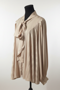 The Whispered Bow Blouse – Apricot
