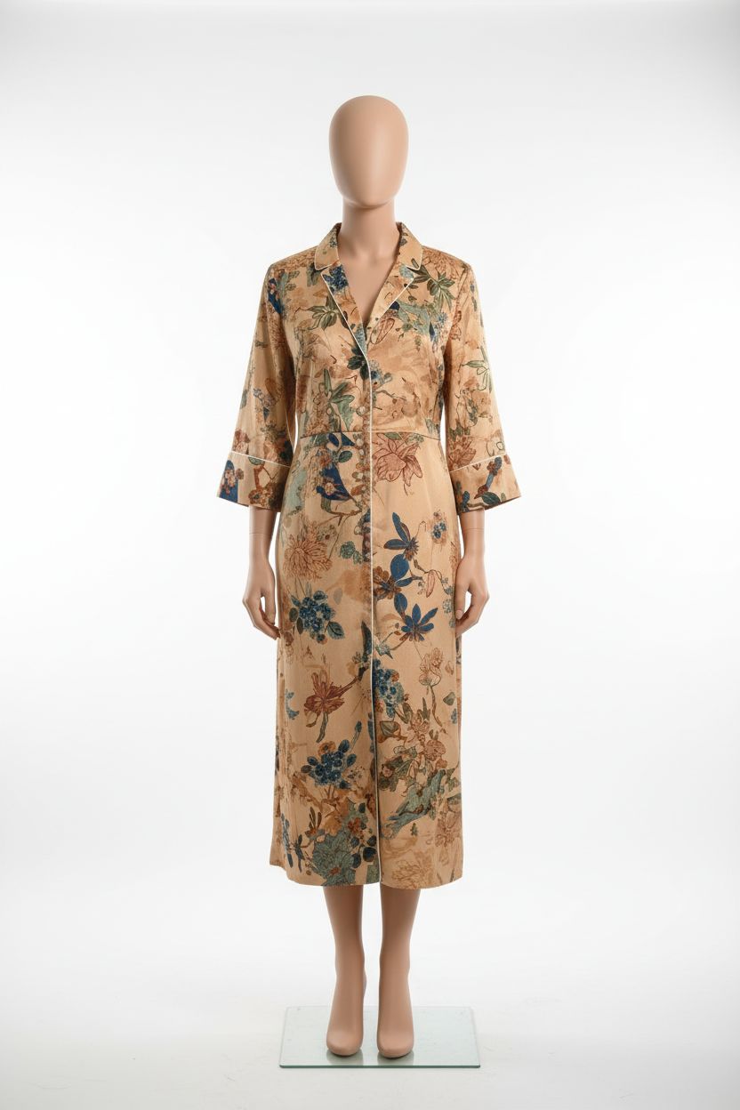 Enchanted Garden Button-Up Dress