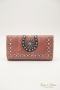 The Dusty Trail Wallet — Horseshoe Concho Bifold
