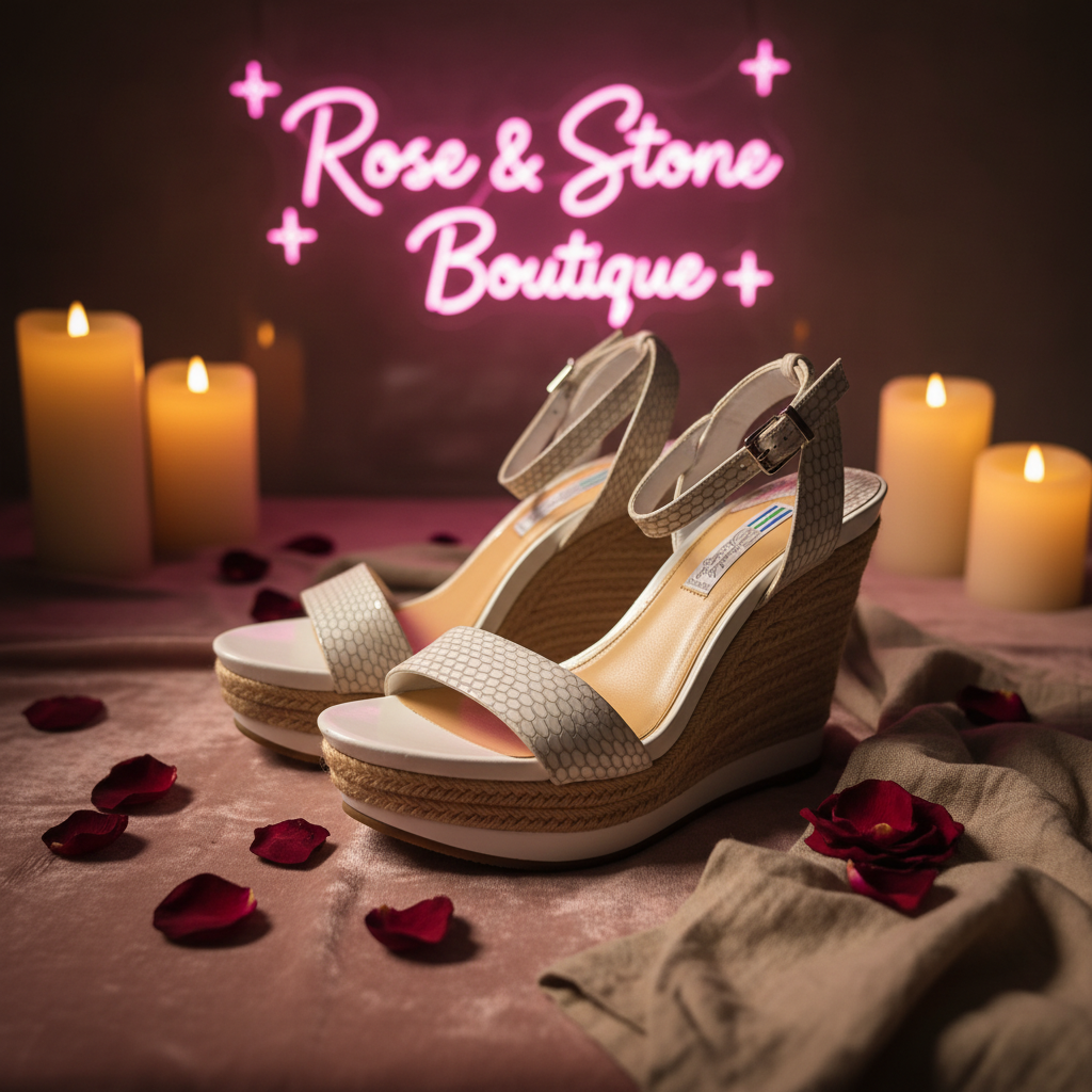 The Amalfi Afternoon — Ivory Handmade Espadrille Wedge