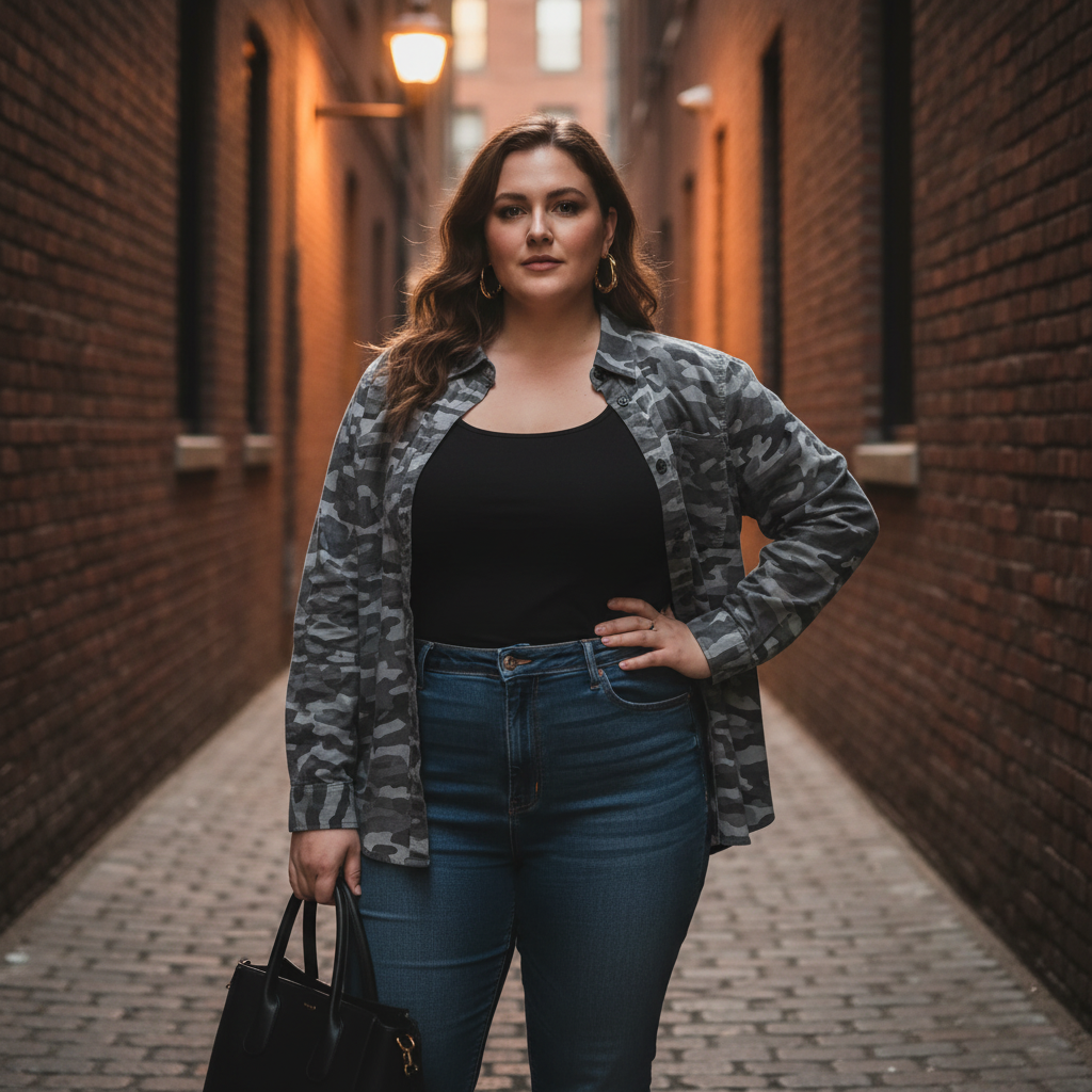 Ghost Camo Shirt — Urban Off-Duty styling