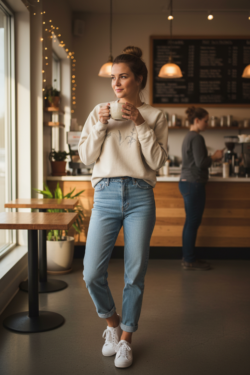 The Prairie Pullover — Botanical Wildgrass Crewneck
