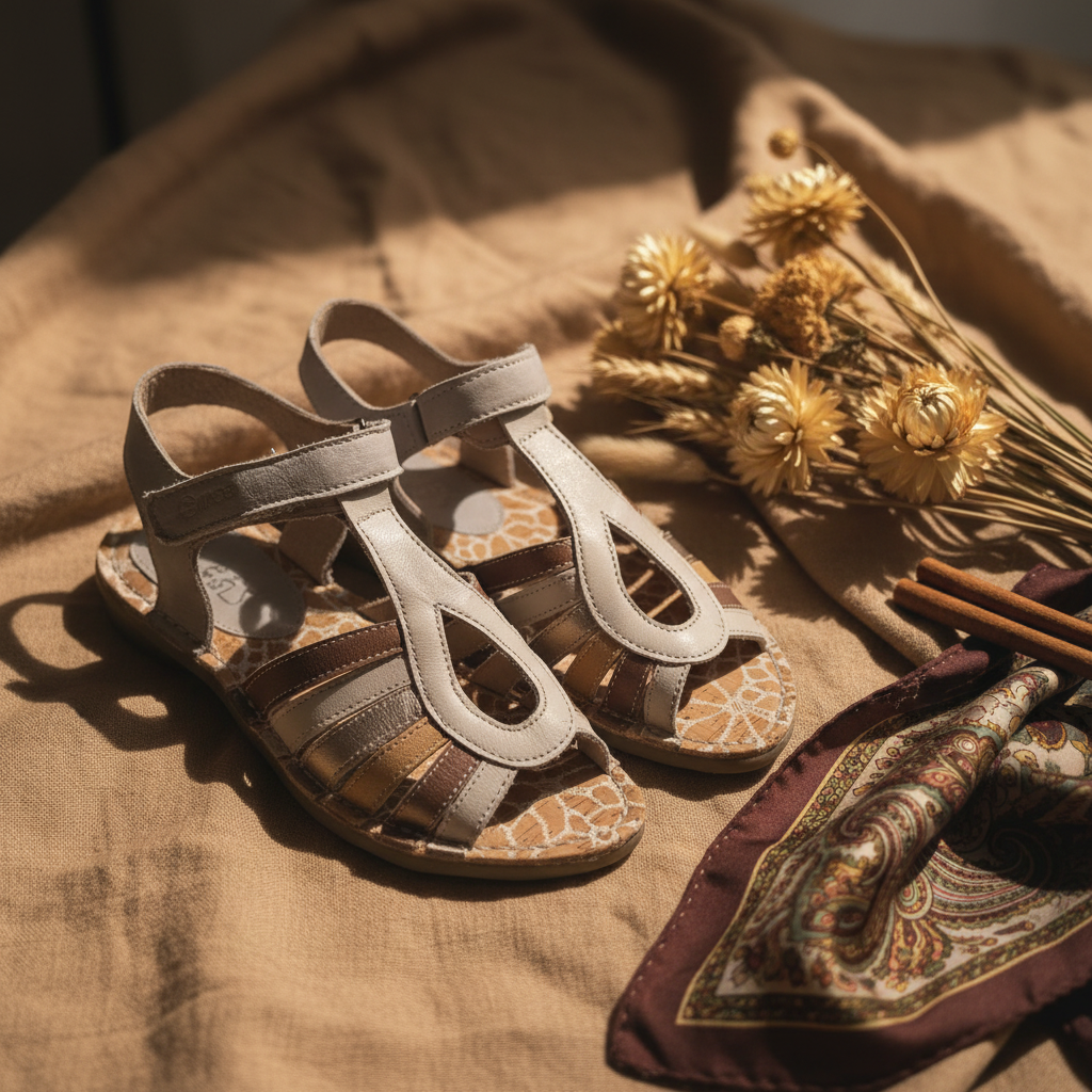 The Grounded One — Alce Taupe Multi-Strap Gladiator Sandal