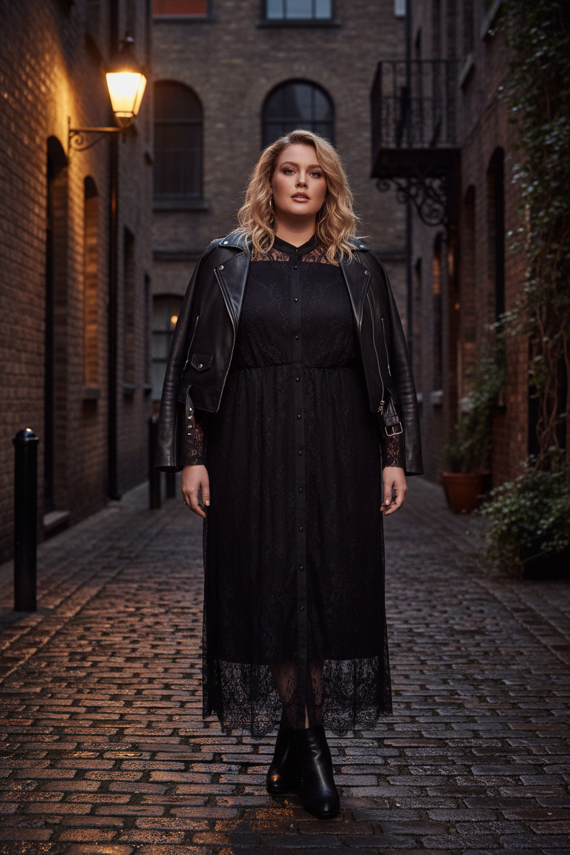 Midnight Reverie Lace Maxi Dress