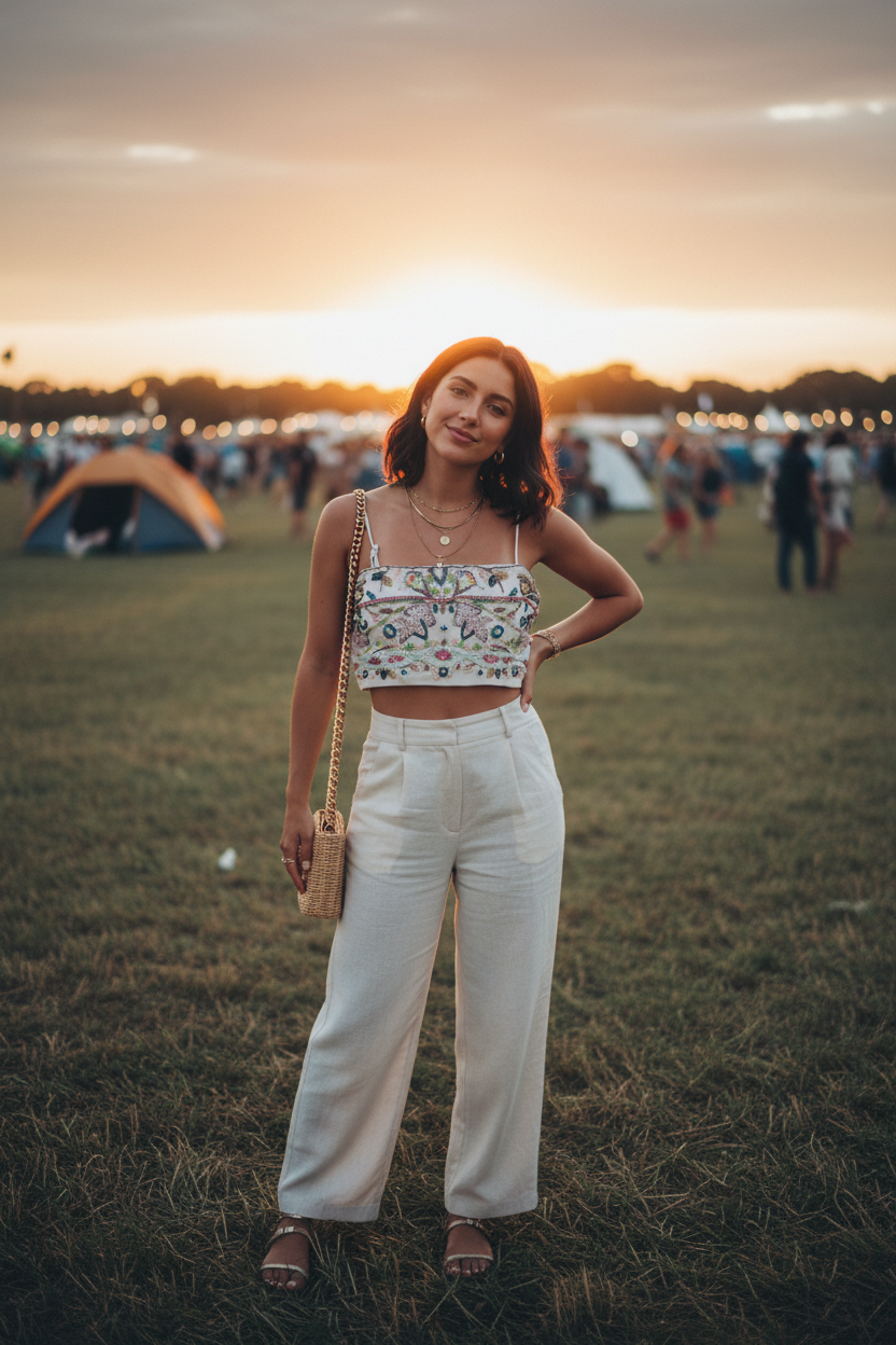 Beaded Garden Cami — Zara