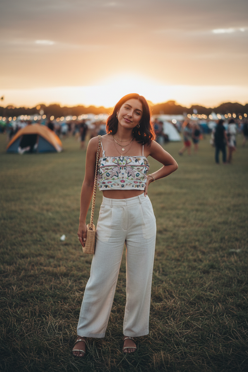 Beaded Garden Cami — Zara