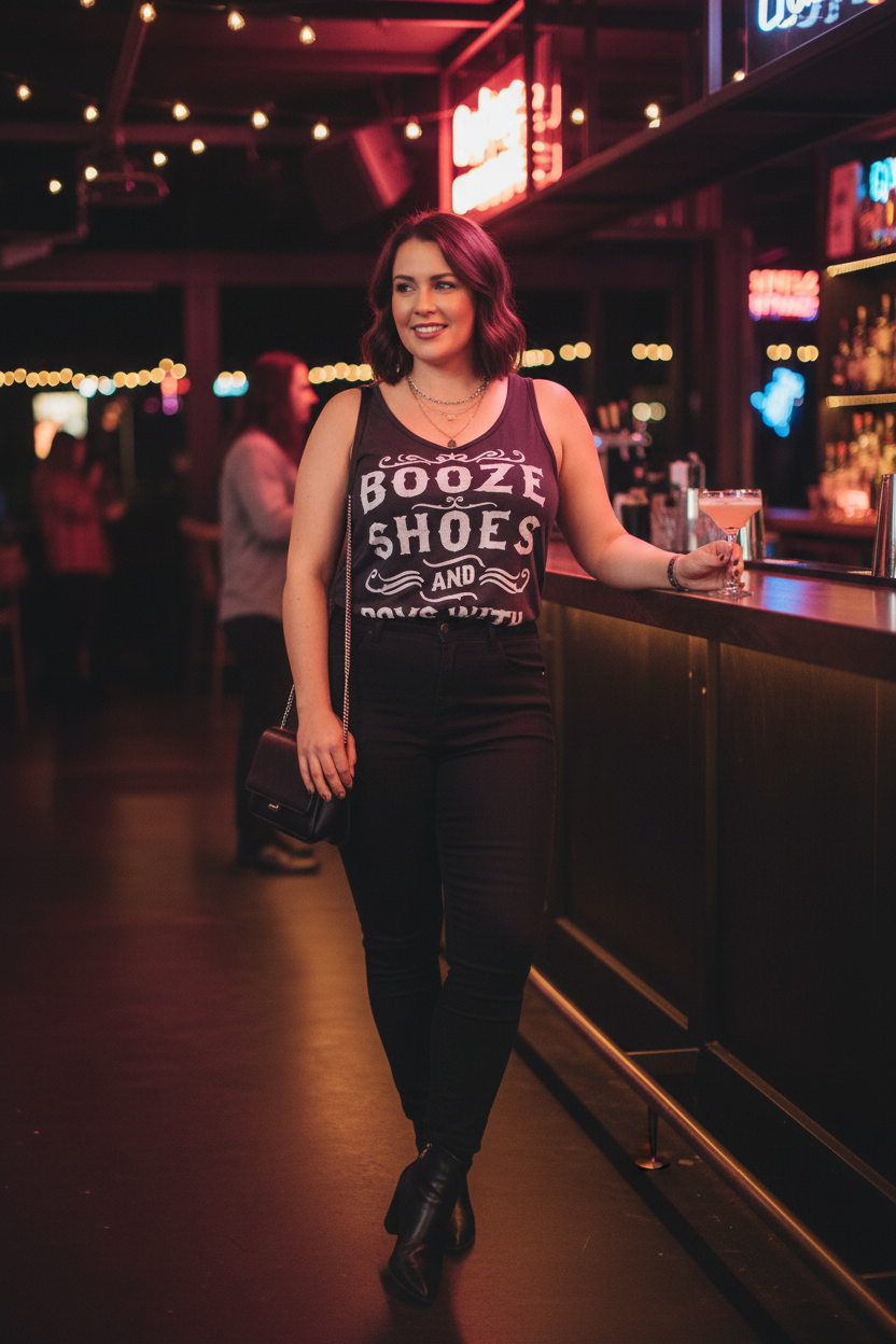 Booze, Shoes & Boys With Tattoos Tank — Streetwear Society