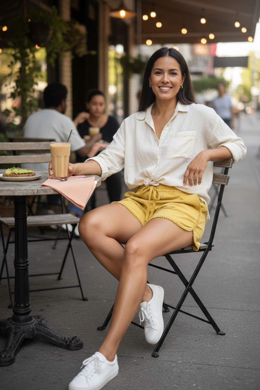 Brunch lifestyle 30s - LOFT Outlet Golden Hour Running Shorts